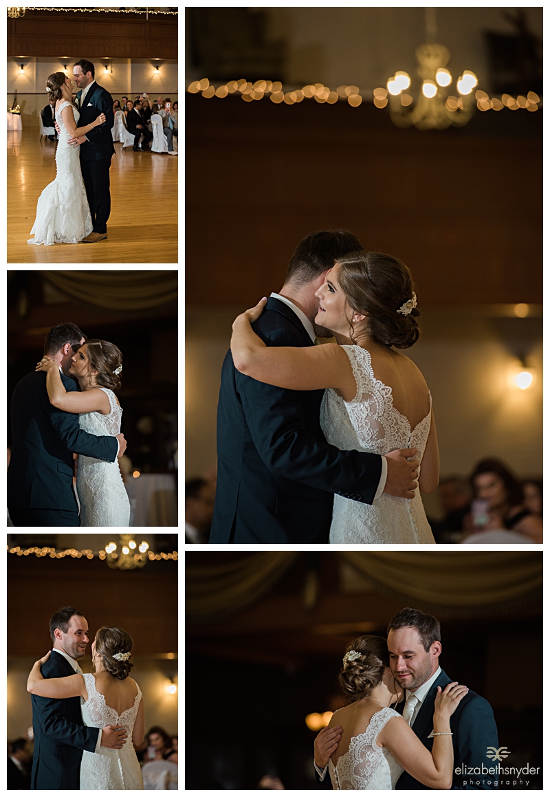 Wedding Couple share their first dance in Buffalo, NY